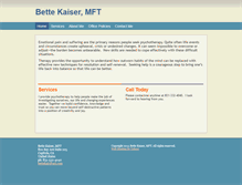 Tablet Screenshot of bettekaiser.com